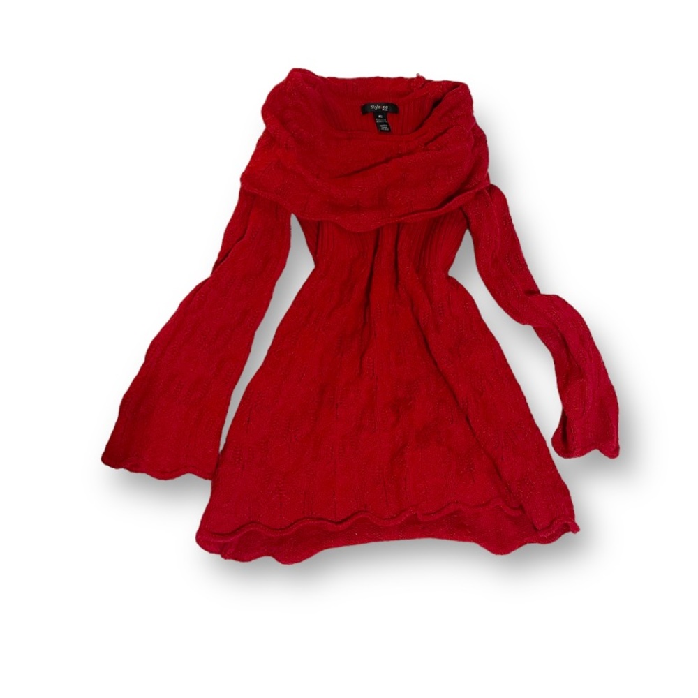 style & co vintage red sweater !! ✮